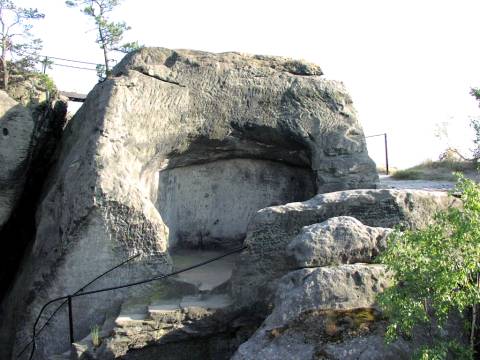 Drábské svìtnièky (zbytky skalního hradu)